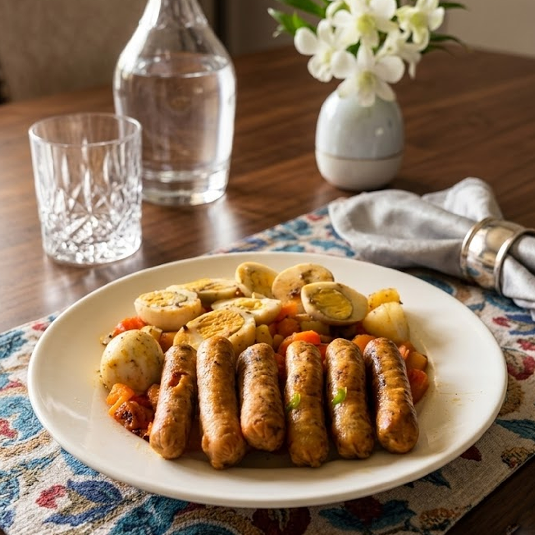 Ready to Fry Homemade Chicken Sausage (10 pcs) 300 GM [ ONLY FOR KOLKATA ]