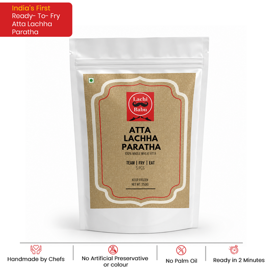 Ready to Fry Atta Lachha Paratha ( 5pcs )