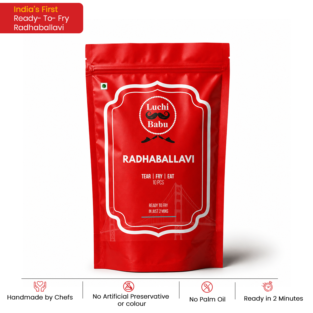 Ready to Fry Radhaballavi ( 10 pcs )