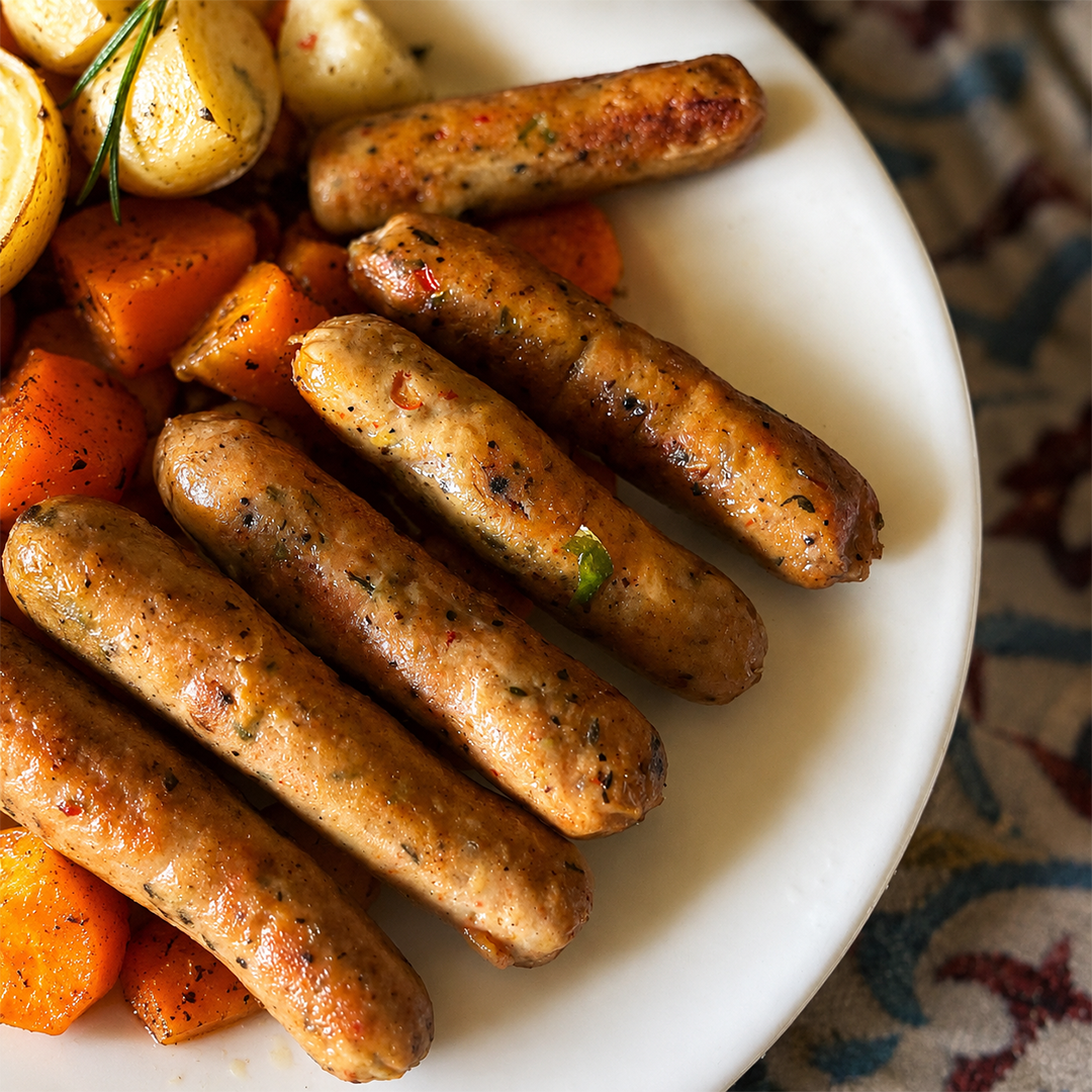Ready to Fry Homemade Chicken Sausage (10 pcs) 300 GM [ ONLY FOR KOLKATA ]