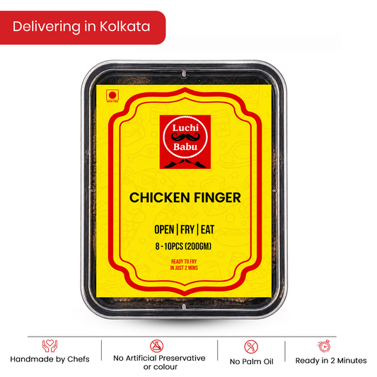 Ready to fry Chicken Finger | (8-10 pcs, 200g) ONLY IN WEST BENGAL