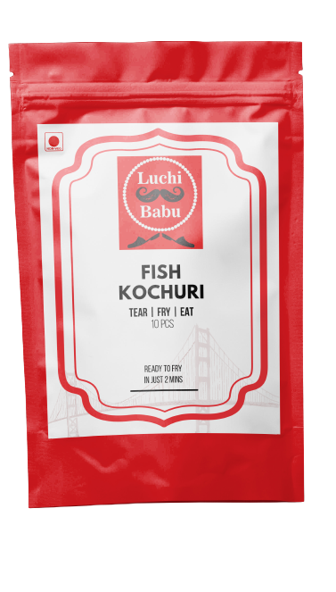Ready to Fry Fish Kochuri(10pcs) With Ready to Cook Dum Masala (250 gms)