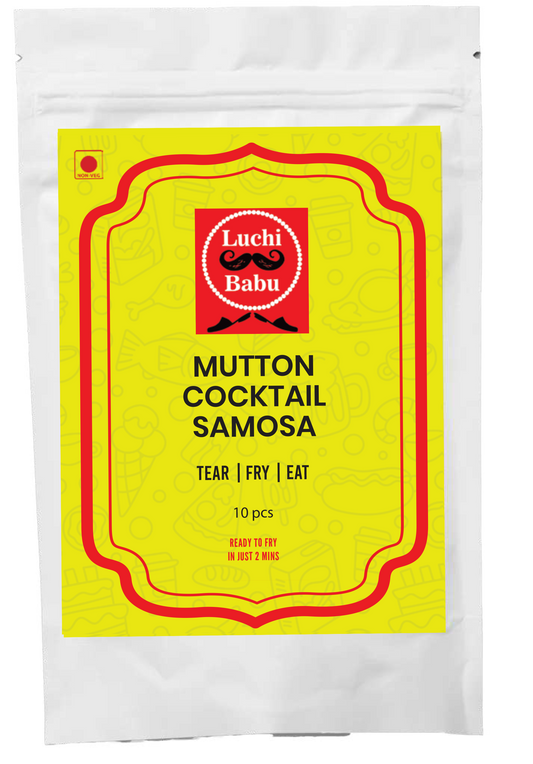 Ready to Fry Mutton Cocktail Samosa (10 pcs)