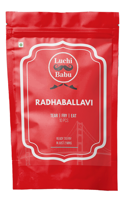 Ready to Fry Radhaballavi (10pcs) With Ready to Cook Dum Masala (250 gms)