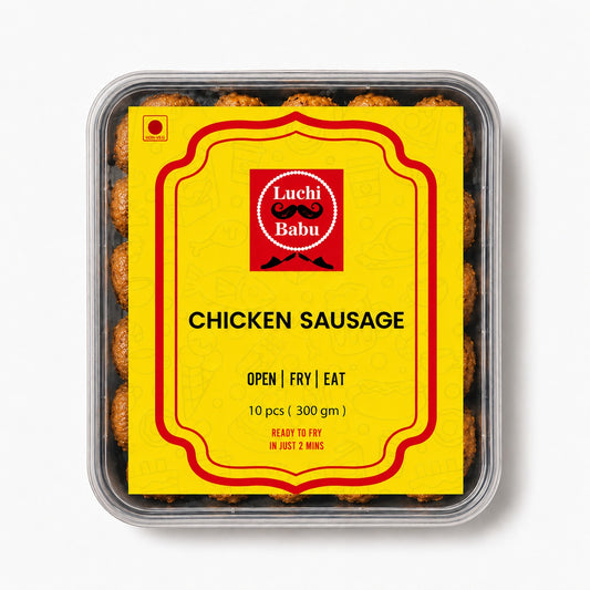 Ready to Fry Homemade Chicken Sausage (10 pcs) 300 GM [ ONLY FOR KOLKATA ]