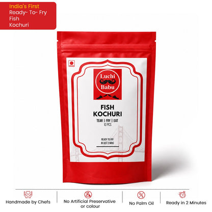 Ready to Fry Fish Kochuri ( 10 pcs )